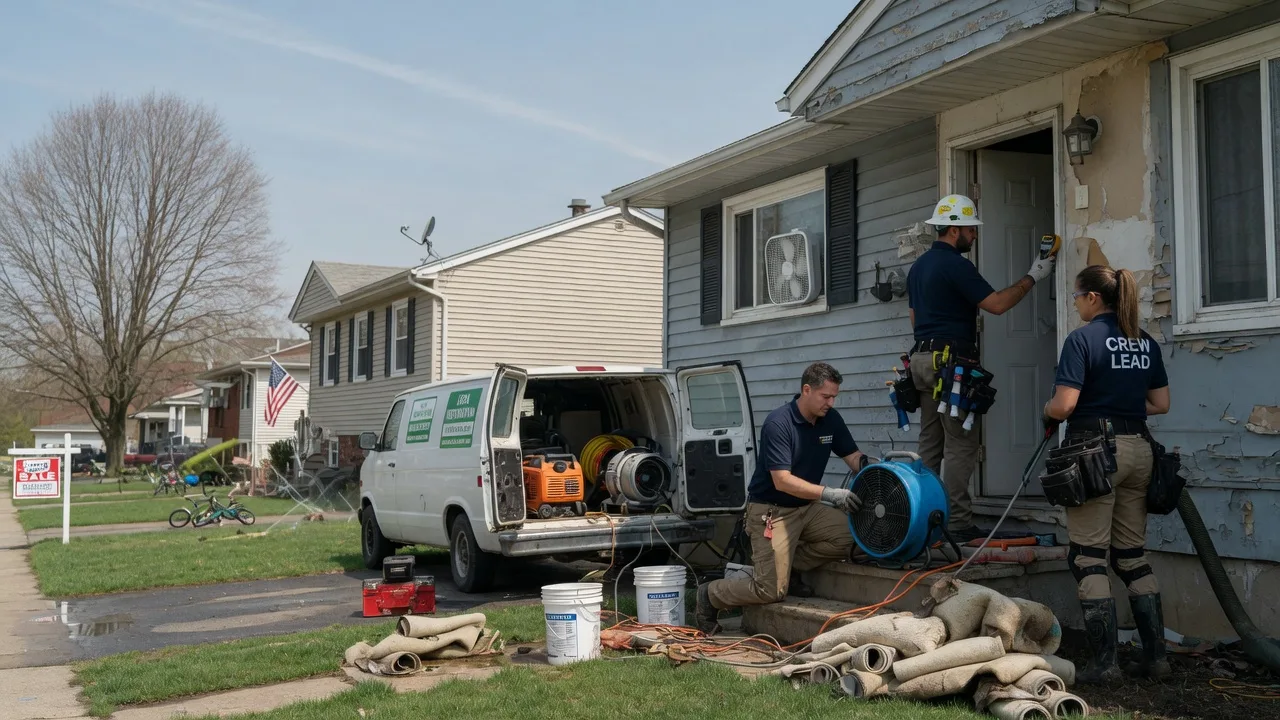 Flood Cleanup in East Saint Louis, IL near me